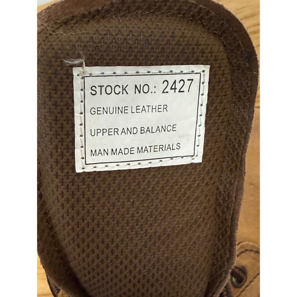 Ad-Tec 2427 Mens 7 Tan Oil Tanned Leather Water Resistant Logger Work Boots main image 5